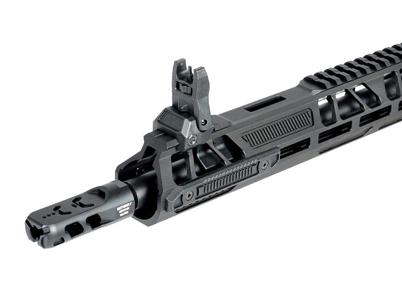 Double Eagle x Aeroknox M4 13.5" AEG Rifle with Falcon EFCS (Metal CNC Handguard - Black - M916B)