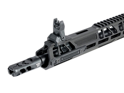 Double Eagle x Aeroknox M4 13.5" AEG Rifle with Falcon EFCS (Metal CNC Handguard - Black - M916B)