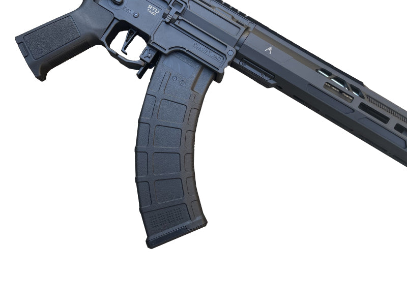 Double Eagle AR47/SR47 AEF Rifle with AK Magazine and Falcon EFCS (Polymer - Black - M918A)