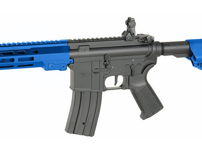 Double Eagle M908B M-Lok M4 with Falcon Fire Control System (Short - Blue - M908B)