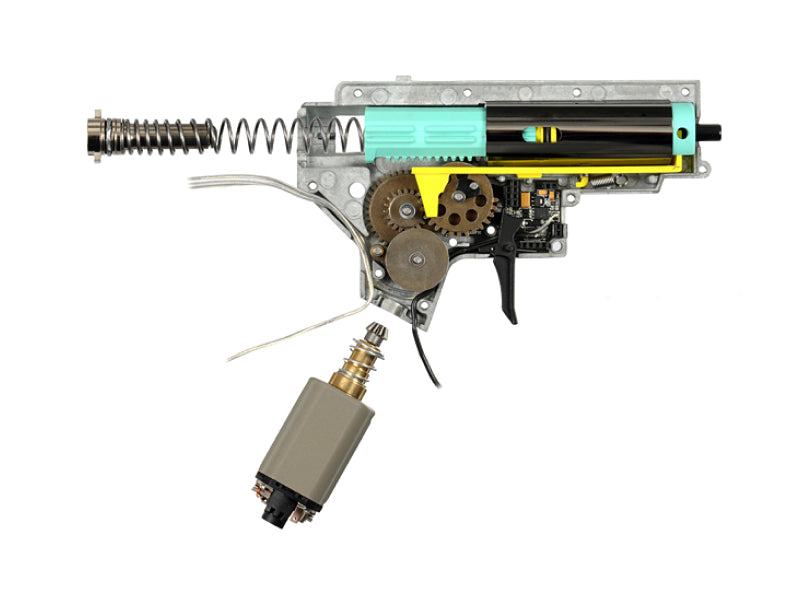 Double Eagle M908B M-Lok M4 with Falcon Fire Control System (Short - Blue - M908B)