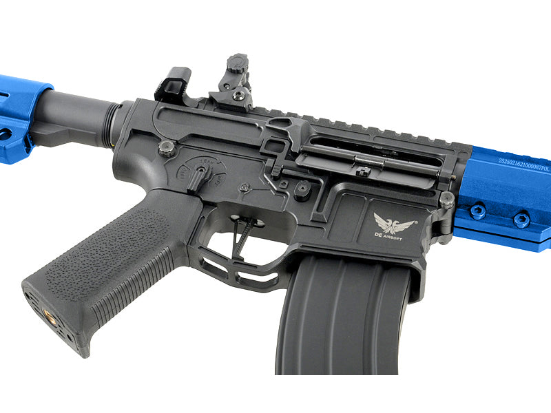 Double Eagle x Aeroknox M4 10.5" AEG Rifle with Falcon EFCS (M916G - Blue)