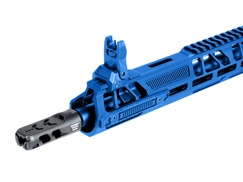 Double Eagle x Aeroknox M4 13.5" AEG Rifle with Falcon EFCS (Blue- M916B)