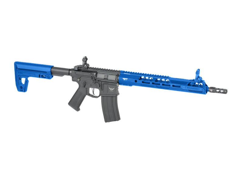 Double Eagle x Aeroknox M4 13.5" AEG Rifle with Falcon EFCS (Blue- M916B)