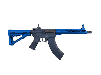 Double Eagle AR47/SR47 AEF Rifle with AK Magazine and Falcon EFCS (Polymer - Blue - M918A)