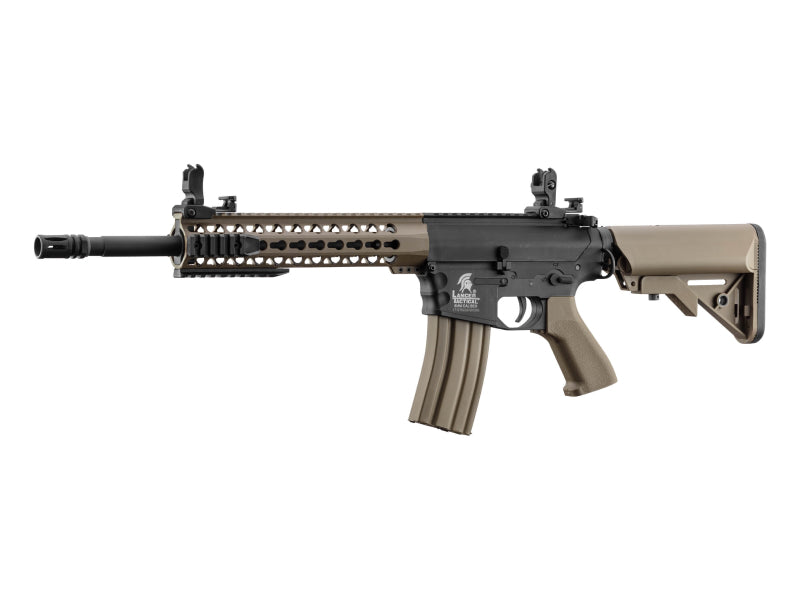 Lancer Tactical M4 LT-12K Keymod AEG Rifle (Inc. Battery and Smart Charger - Tan - V2)