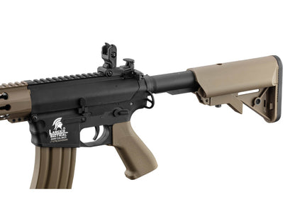 Lancer Tactical M4 LT-12K Keymod AEG Rifle (Inc. Battery and Smart Charger - Tan - V2)