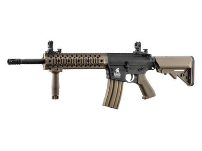 Lancer Tactical M4  LT-12 Gen 2 EVO RIS Carbine AEG Rifle (Inc. Battery and Smart Charger - Tan - V2)