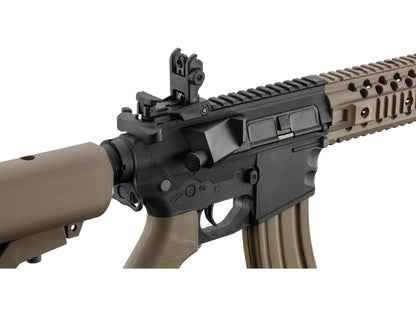 Lancer Tactical M4  LT-12 Gen 2 EVO RIS Carbine AEG Rifle (Inc. Battery and Smart Charger - Tan - V2)