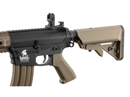 Lancer Tactical M4  LT-12 Gen 2 EVO RIS Carbine AEG Rifle (Inc. Battery and Smart Charger - Tan - V2)