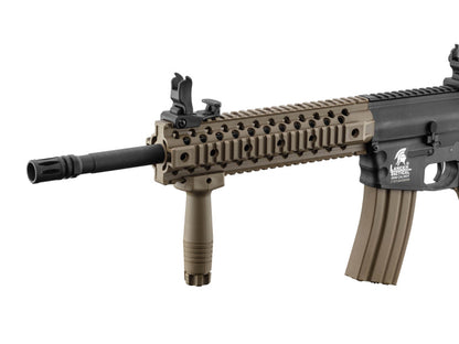Lancer Tactical M4  LT-12 Gen 2 EVO RIS Carbine AEG Rifle (Inc. Battery and Smart Charger - Tan - V2)