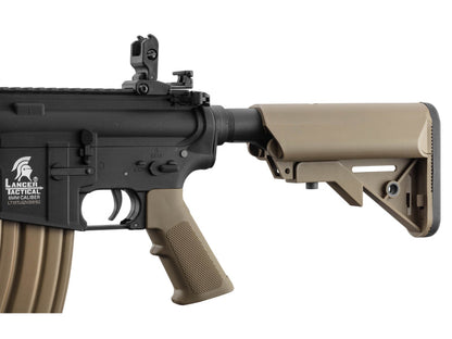 Lancer Tactical M4 LT-15 Gen2 AEG Rifle (Inc. Battery and Smart Charger - Tan - V2)