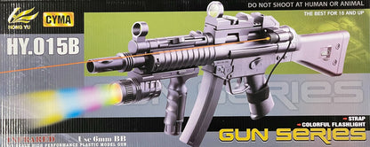 Cyma Swat Series Spring Rifle (With Sight/Grip/Torch - HY015B - Blue)