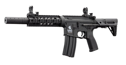 Lancer Tactical M4 LT-15 PDW Gen2 AEG Rifle (Inc. Battery and Smart Charger - Black)