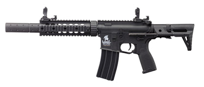 Lancer Tactical M4 LT-15 PDW Gen2 AEG Rifle (Inc. Battery and Smart Charger - Black)