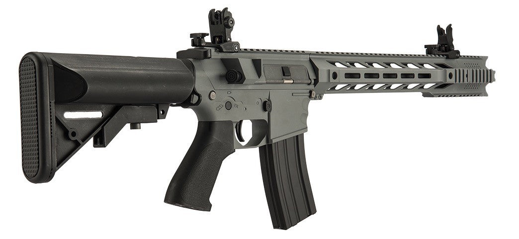 Lancer Tactical M4 LT-25 Gen 2 Interceptor RIS Carbine AEG Rifle (Inc. Battery and Smart Charger - Urban Grey)