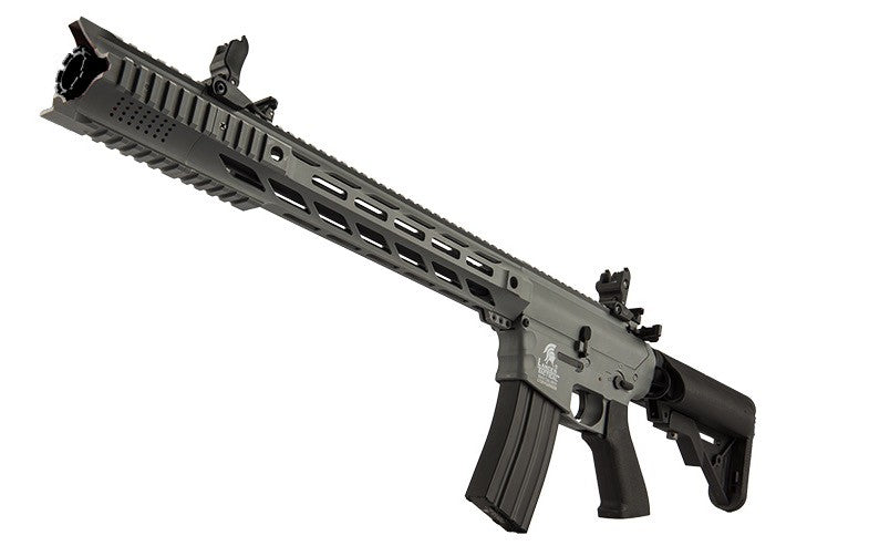 Lancer Tactical M4 LT-25 Gen 2 Interceptor RIS Carbine AEG Rifle (Inc. Battery and Smart Charger - Urban Grey)