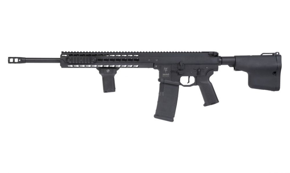 Saigo Defence Bushido MEIYO DMR AEG (Inc. Lipo. Bat. and Charger - Black)