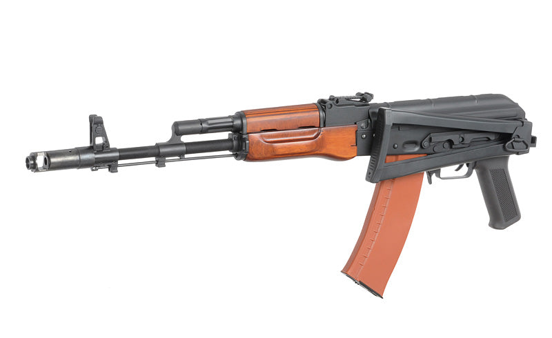 S&T AK AKS74N G3 AEG (Real Wood - Steel - Folding Stock - STAEG3111SRW)