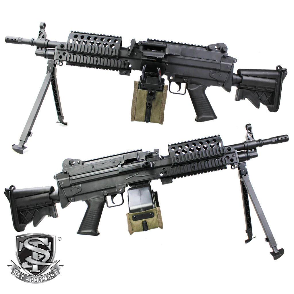 S&T MK46 Sports Line AEG with Drum Magazine (Black - STAEG103MK46B)