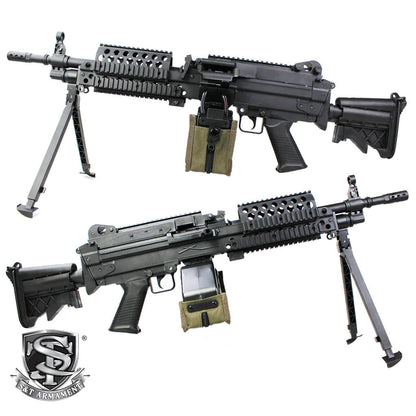 S&T MK46 Sports Line AEG with Drum Magazine (Black - STAEG103MK46B)