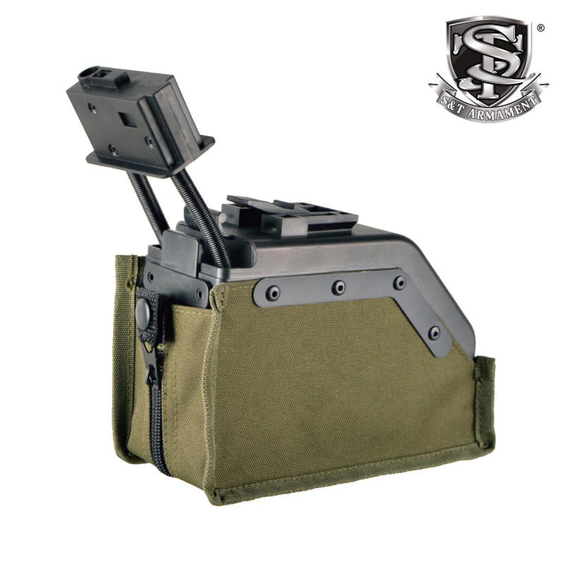 S&T MK46 Sports Line AEG with Drum Magazine (Black - STAEG103MK46B)