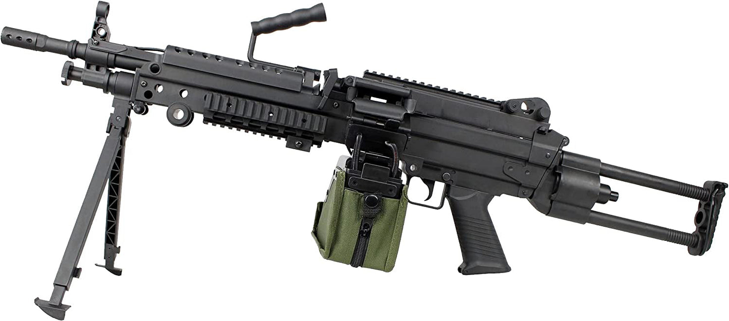 S&T M249 Para Sports Line AEG with Drum Magazine (Black - STAEG103PABS)
