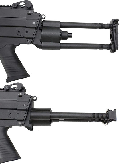 S&T M249 Para Sports Line AEG with Drum Magazine (Black - STAEG103PABS)