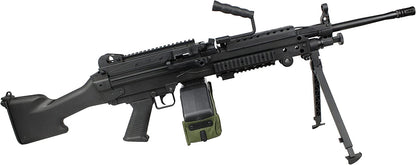 S&T M249 MK2 SAW Sports Line AEG with Drum Magazine (Black - STAEG103PABS)