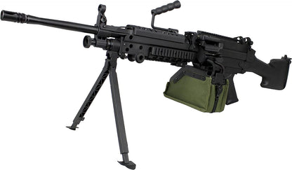 S&T M249 MK2 SAW Sports Line AEG with Drum Magazine (Black - STAEG103PABS)