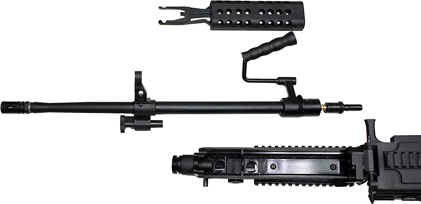S&T M249 MK2 SAW Sports Line AEG with Drum Magazine (Black - STAEG103PABS)