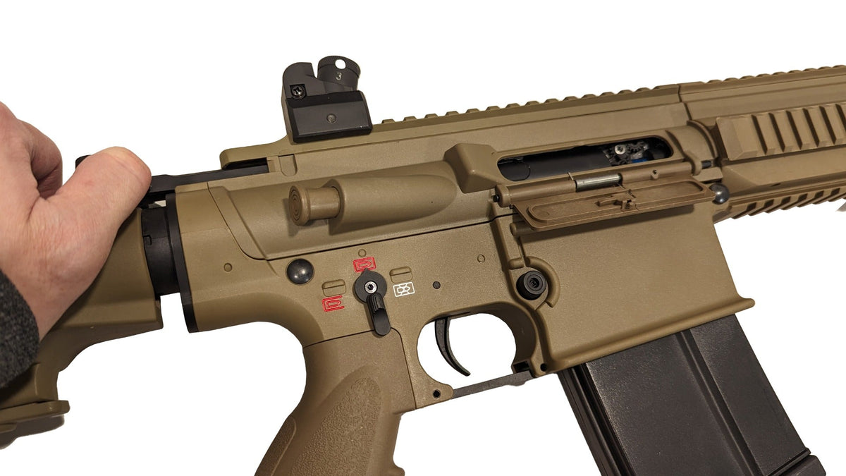 Golden Eagle 417 AEG Rifle with Mosfet (Polymer - E6906T - Tan)