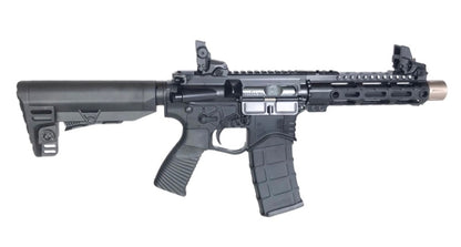 Golden Eagle 7" M4 Gas Blowback Rifle (Full Metal - MC6588M - Black)