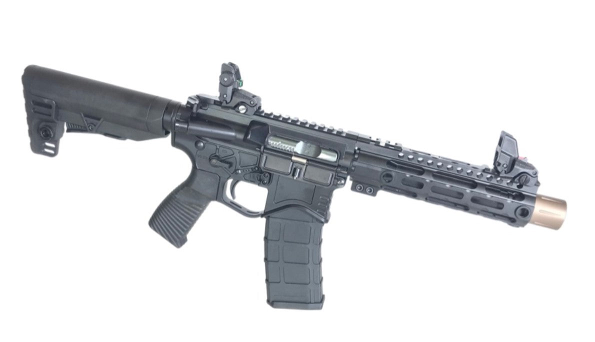Golden Eagle 7" M4 Gas Blowback Rifle (Full Metal - MC6588M - Black)