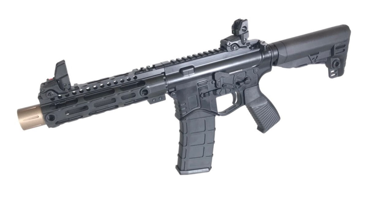 Golden Eagle 7" M4 Gas Blowback Rifle (Full Metal - MC6588M - Black)