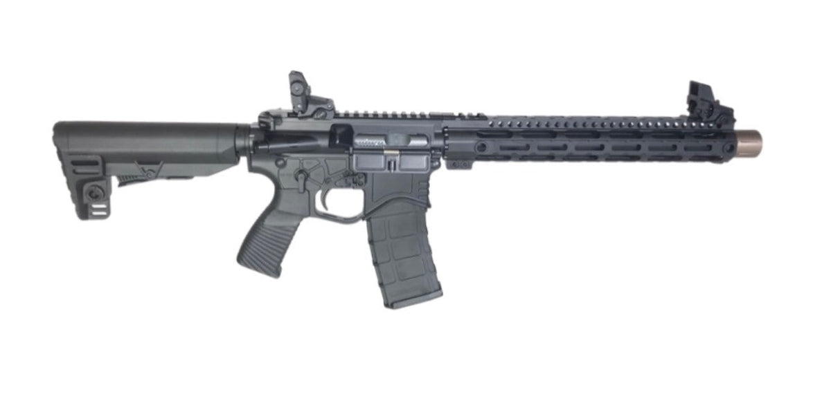 Golden Eagle 12.5" M4 Gas Blowback Rifle (Full Metal - MC6589M - Black)