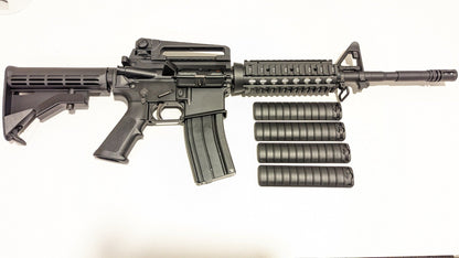 Golden Eagle M4 RIS Gas Blowback Rifle (Full Metal - Black - MC6604RISM)