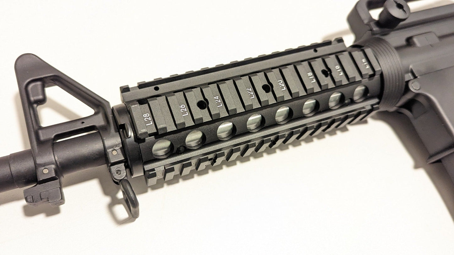 Golden Eagle M4 RIS Gas Blowback Rifle (Full Metal - Black - MC6604RISM)