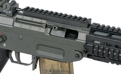 JG 555 AEG Rifle (RIS/Metal - Inc. Battery and Charger - Black - 082-II)