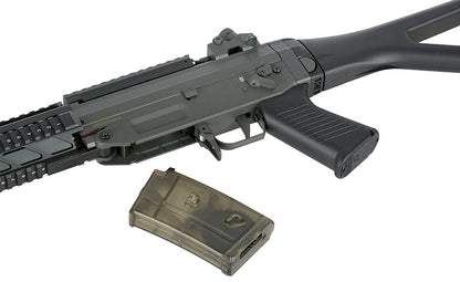 JG 555 AEG Rifle (RIS/Metal - Inc. Battery and Charger - Black - 082-II)