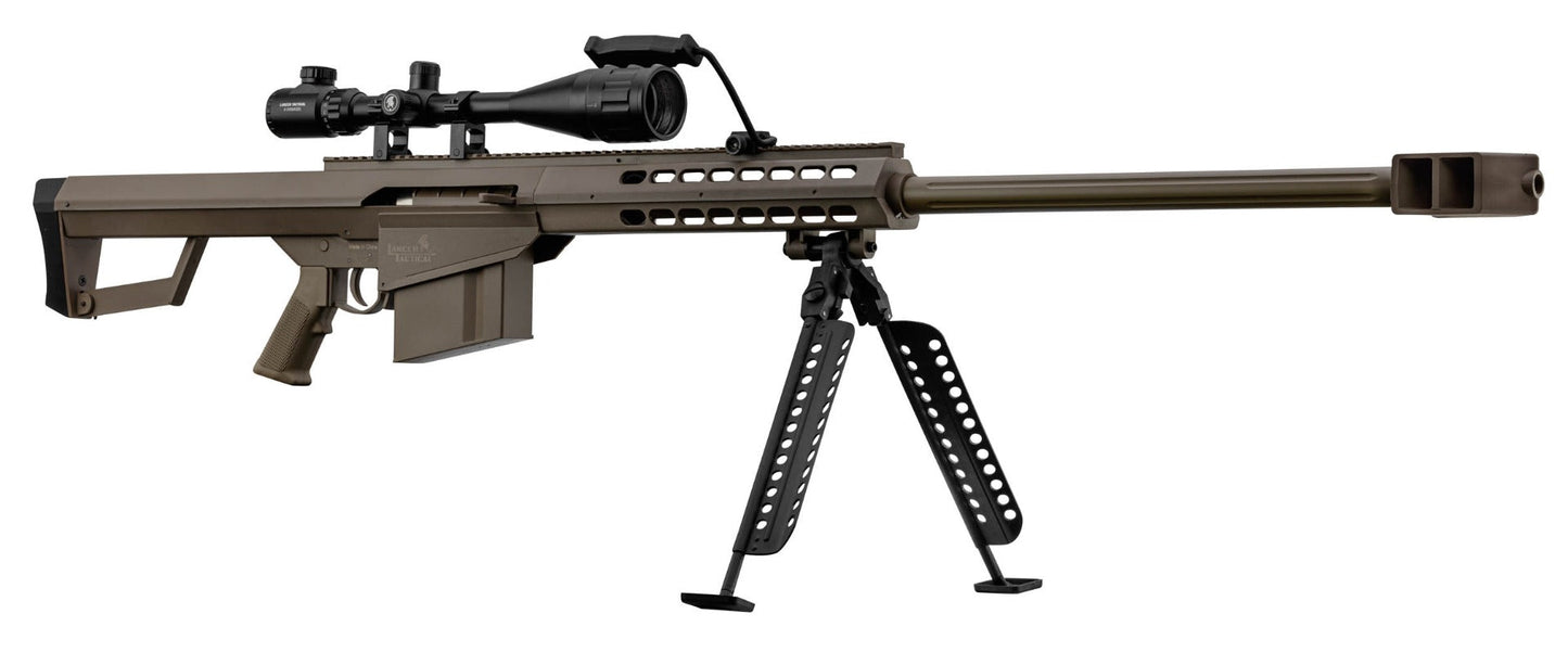 Lancer Tactical  LT-20 M82 Sniper Rifle (with Scope and Bipod - Spring - Tan)