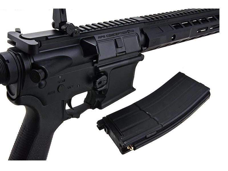 APS X2 XTreme G-BOX Co2 Blowback Rifle (Long - Black)
