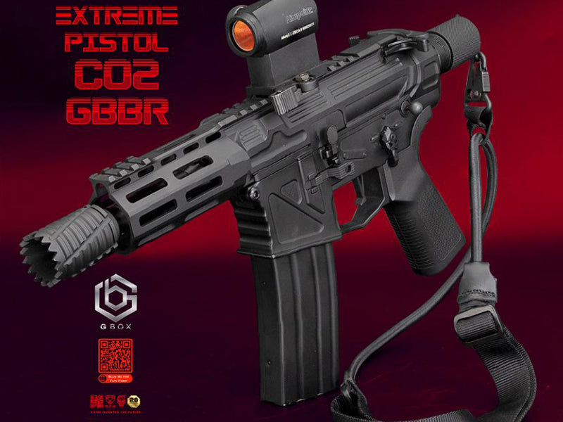 APS X1 XTreme G-BOX Co2 Blowback Rifle (Short - Black)