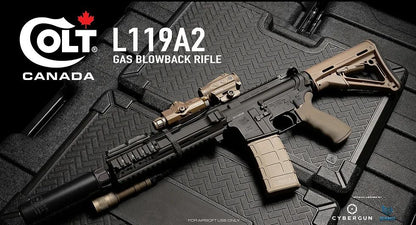 Colt L119A2 SFIW  Gas Blowback Rifle (TM MWS Internals/Archwick - Black)