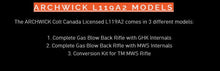 Colt L119A2 SFIW  Gas Blowback Rifle (TM MWS Internals/Archwick - Black)