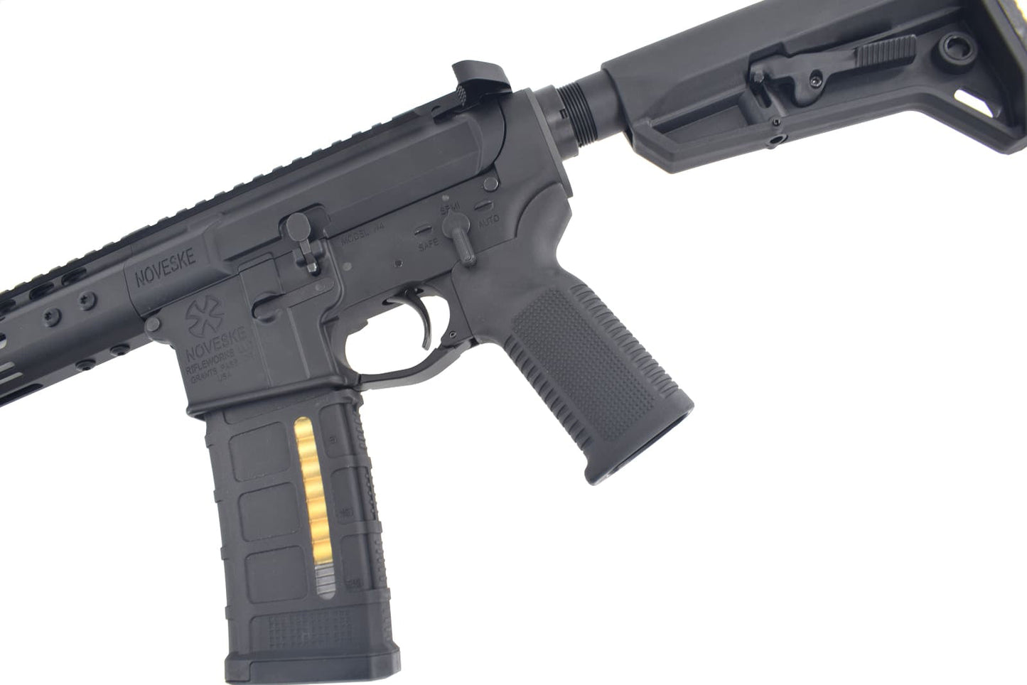EMG Helios Noveske N4 MWS Gen 3 Gas Blowback M4 by Double Eagle (Black - G101)