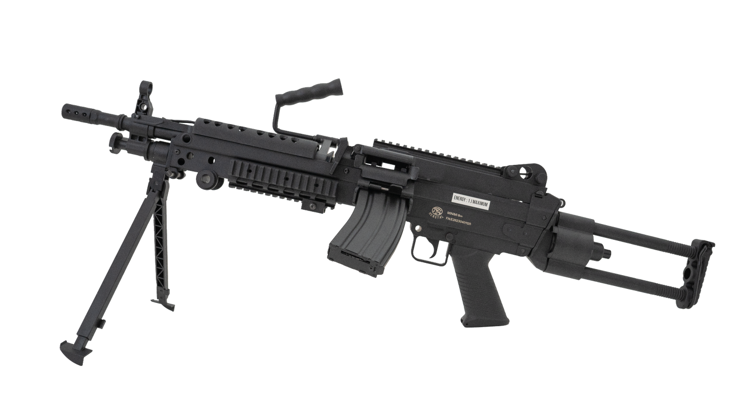 FN Herstal Minimi M249 Para Sports Line AEG (Electronic Trigger - Battery and Charger Inc. - Black - 200839)