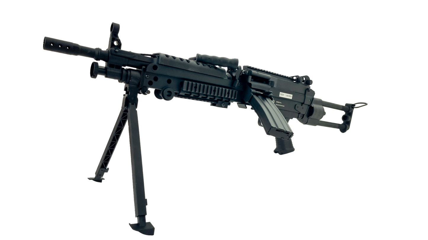 FN Herstal Minimi M249 Para Sports Line AEG (Electronic Trigger - Battery and Charger Inc. - Black - 200839)
