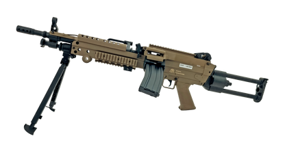 FN Hersal Minimi M249 Para Sports Line AEG (Electronic Trigger - Battery and Charger Inc. - Tan - 200842)