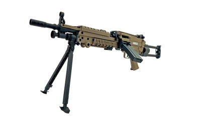 FN Hersal Minimi M249 Para Sports Line AEG (Electronic Trigger - Battery and Charger Inc. - Tan - 200842)
